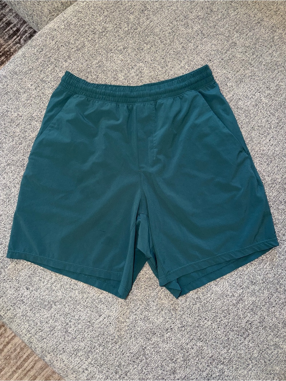 Men's M Lululemon Athletic Shorts in Teal 7” Linerless